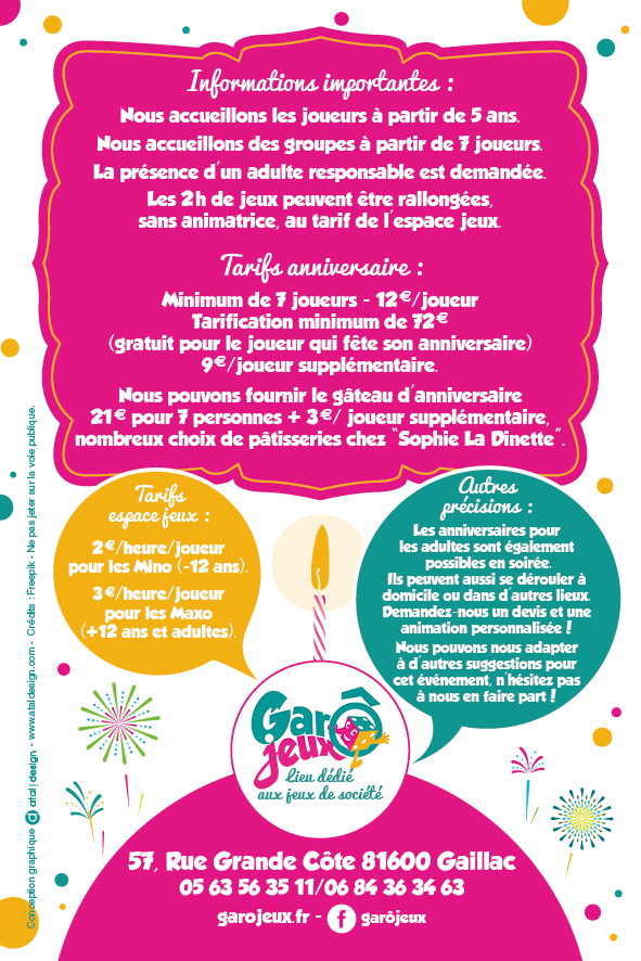 Les Anniversaires Garojeux